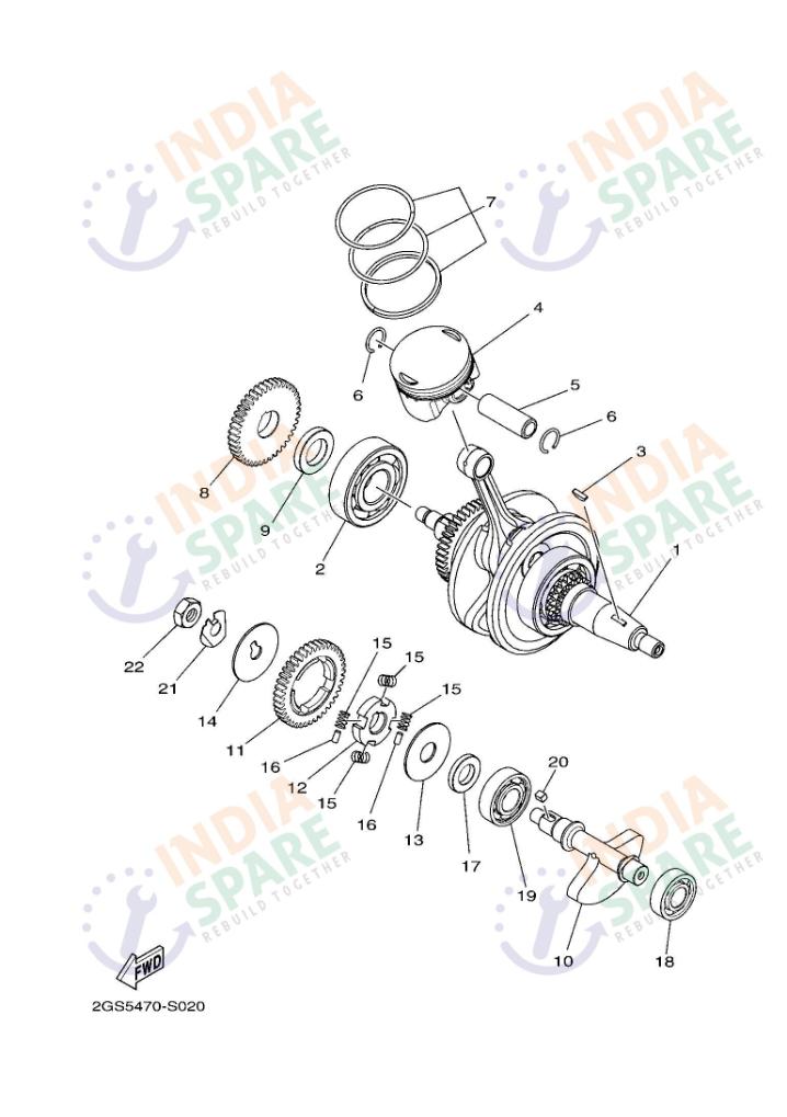 CRANKSHAFT & PISTON